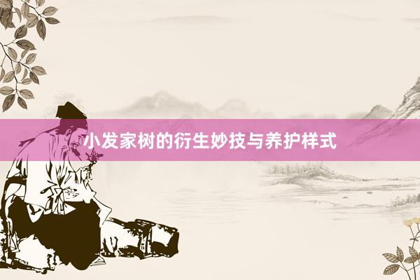 小发家树的衍生妙技与养护样式